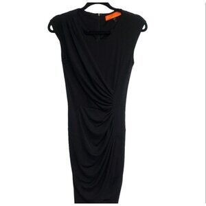 Cynthia Steffe Wrap Black Dress Women's. Size 4. Excellent Condition Pre-owned.